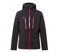 IZAS Cavour Giacca in Involucro, Uomo, Nero/Rosso, XL