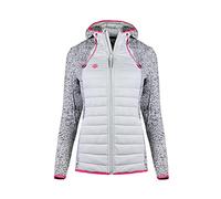 IZAS Noya W Giacca in Pile di Maglia per Uomo con Imbottitura Mount-Loft, Resistente al Vento e all'Acqua, Cappuccio Fisso, Calore e Traspirabilità, Ideale per Attività all'Aperto