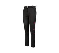 IZAS - Pantaloni da Montagna per Donna - Pantaloni Trekking Donna Invernali Slim Fit - Impermeabili con Tasche con Cerniera e Ginocchia Preformate - Asciugatura Rapida - Aletch Nero e Fucsia - M