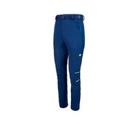 IZAS - Pantaloni da Montagna per Uomo - Pantaloni Trekking Uomo Invernali Slim Fit - Impermeabili con Tasche con Cerniera e Ginocchia Preformate - Asciugatura Rapida - Aletch Blu e Lime - L