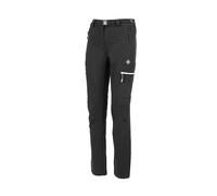 IZAS - Pantaloni Trekking Donna - Pantaloni Montagna Donna Impermeabili e con Tasche con Zip - Orlo Regolabile Che Protegge dal Freddo - Asciugatura Rapida - Chamonix FW Nero e Argento - M