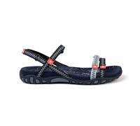 Izas Sandali da trekking da donna, sportivi, comodi, piatti, estivi, per trekking e camminata, design ergonomico, con 3 regolazioni, colore nero, blu navy, azzurro, rosa diva, 37 EU