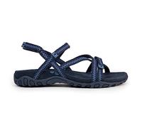 Izas Sandali da trekking da donna sportivi e confortevoli. Sandali estivi piatti per trekking e passeggiate, dal design ergonomico con 3 regolatori., Blu navy, 38 EU