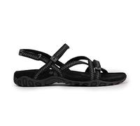 Izas Sandali da trekking da donna sportivi e confortevoli. Sandali estivi piatti per trekking e passeggiate, dal design ergonomico con 3 regolatori., Nero , 37 EU