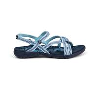 IZAS - Sandali Sportivi da Donna - TENCELLE - Azzurro/Blu - Comodi e alla Moda per Il Trekking e l'escursionismo - Suola in TPR - Taglia Piccola (Si CONSIGLIA di ORDINARE Una Taglia in più)
