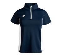 IZAS Temple Top Maglietta a Maniche Corte da Donna per Padel con Zip sul Collo. Elastica e Traspirante. Asciugatura Veloce. Ventilazione Aggiuntiva