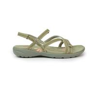 IZAS Tencelle V4 Sandali Da Trekking Donna Con Tripla Chiusura Velcro. Sandali Tecnici Da Escursionismo E Montagna Outdoor Respiranti Con Suola Antiscivolo Per Uso Urbano E Sportivo, cachi., 39 EU
