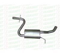 IZAWIT 23.180 Marmitta centrale per VW TOURAN (1T1, 1T2) TOURAN (1T3)