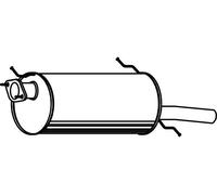 IZAWIT 29.005 Marmitta per MAZDA 626 V Hatchback (GF) 626 V (GF)