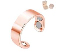 Izbdcy Calmara Ring, Calmara Magnetic Ring, The Original Calmi RingMagnetic TherapyRings for Sleep Enhancing and Stress Reducing (Rose gold)