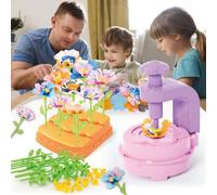 IZDUDO Giocattolo Fiori per Bambini, Kit Creativo Bouquet in Tessuto Fai da Te, Crea Il Tuo Bouquets di Fiori, Il Laboratorio dei Flower Ideale per Bambina 3 4 5 6 7 8 9 10 Anni#2