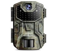 iZEEKER Fototrappola, 32MP HD Fotocamera Caccia con LED a Infrarossi Invisibili