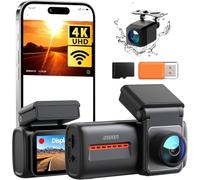 iZEEKER iD440 Dash Cam Anteriore e Posteriore, 4K+1080P, WiFi 6, 32GB