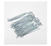 IZHAOGJING 40 pezzi elettrici per raggi 12G diametro 2,5 mm lunghezza 50-165 mm acciaio con nipples (65 mm)