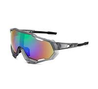 IZHAOGJING Mascherina Moto, Mascherina Motocross Occhiali da bicicletta da ciclismo polarizzati professionali a prova di occhiali da ciclismo(6)
