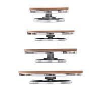 IZHAOGJING Tornio per Ceramica, Tornio per Argilla Ruota for Scolpire Giradischi Pittura Cuscinetto Muto Ruota A Fascia Antiscivolo(25cmx15cm)