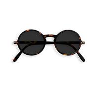 IZIPIZI Occhiali da sole unisex Shape #G, Tortoise Soft Grey Lenses, Taglia unica