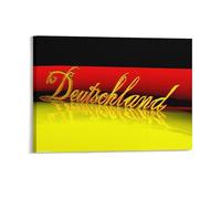 IZIWDORW Deutschland - Quadro classico su tela incorniciato con linee pulite Immagini luminose per lo stile della parete dello spazio personale