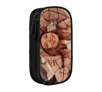 IZIWDORW Elizabeth Olsen - Astuccio per interni auto, con cerniera, per penne, monete, biglietti a pedaggio (base antiscivolo)