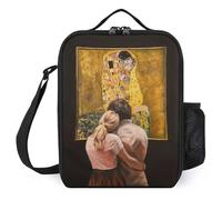 IZIWDORW Gustav klimts The Kiss - Contenitore per il pranzo extra large (6 L), cerniera resistente e fodera impermeabile, ideale per i lavoratori edili