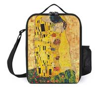 IZIWDORW Gustav klimts The Kiss Lunch Box - Zaino convertibile, a 2 vie, con spallacci nascosti