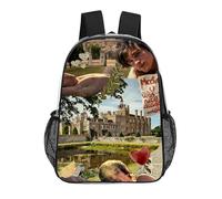 IZIWDORW Jacob Elordi - Zaino dal design ergonomico, in PVC, trasparente, impermeabile, per la scuola, per ragazzi, ragazze e bambini