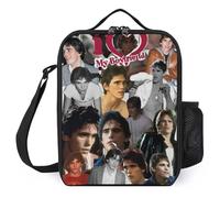 IZIWDORW Matt Actor Dillon Lunch Box con altoparlante Bluetooth integrato, goditi la musica durante picnic e pause pranzo