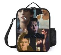 IZIWDORW Matt Actor Dillon Lunch Box con divisori rimovibili, spazio interno personalizzabile per diversi tipi di pasto