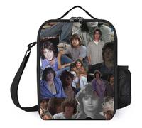 IZIWDORW Matt Actor Dillon Lunch Box con porta bevande separato, base resistente al calore e cuciture rinforzate, ideale per gli spostamenti quotidiani
