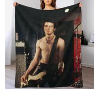 IZIWDORW Sid Vicious Coperta pieghevole calda per viaggi all'aperto tutte le stagioni velluto ad asciugatura rapida