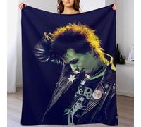 IZIWDORW Sid Vicious Elegante coperta per letto bambini all'aperto tutte le stagioni ipoallergenico anti-restringimento lavabile