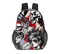 IZIWDORW Sid Vicious Zaino Accogliente PVC Trasparente Swim Bag Clear Waterproof School Bag