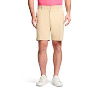 Izod Pantaloncini da Uomo Saltwater Stretch Chino Kaki, Kaki Chiaro, 42