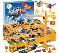 iZoeL Calendario Avvento Bambini Macchine Giocattolo per Bambini Calendario Avvento Cars, Macchinina in Lega, Regali di Natale per 3 4 5 6 7 8 Anni Figlio Nipote Cugino Fratello
