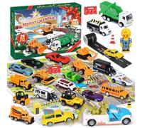 iZoeL Calendario Avvento Bambini Macchine Giocattolo per Bambini Calendario Avvento Cars, Regali di Natale per 3 4 5 6 7 8 Anni Figlio Nipote Cugino Fratello