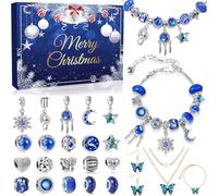 iZoeL Calendario Avvento Gioielli Calendario Avvento 2025 Donna Bambina Fai da Te Bracciale Donna Bambina Idee Regalo Natale 2025, Regali Natale per Moglie Fidanzata Figlia Nipote Zia Sorella