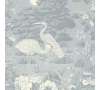 Izumi Gru Parati Blu Belgravia 742 Elegante Orientale Caratteristica Muro Decor