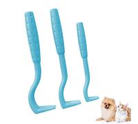 IZyufan 3 Pezzi Pinzetta per Zecche per Cani e Gatti,Pinza per Zecche,Ganci per Zecche,Tick Remover,Trappole per Zecche per Cani e Gatti,per Animali,Cani e Gatti(Blu)