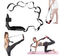 Izzila - Fascia elastica con passanti e piede staccabile, per polpaccio, gamba, tendine del ginocchio, fascite plantare, sollievo dal dolore, recupero e aumento della mobilità, cinghia elastica per