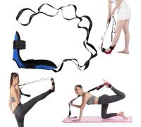 Izzila - Fascia elastica con passanti e piede staccabile, per polpaccio, tendine del ginocchio, fascite plantare, sollievo dal dolore, recupero e aumento della mobilità, cinghia elastica per piedi e