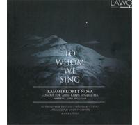 J.A.P. Schultz To Whom We Sing (CD) Album