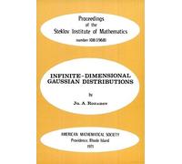 J. A. Rozanov Infinite-dimensional Gaussian Distributions (Tascabile)