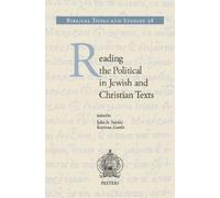 J.A. Snyder Reading the Political in Jewish and Christian Tex (Copertina rigida)