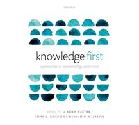 J. Adam Carter Knowledge First (Copertina rigida)