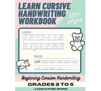 J And M Publishing Learn Cursive Handwriting Workbook (Tascabile)