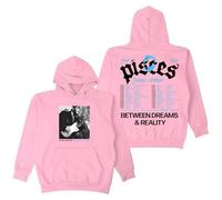 J Arthur The Pisces World Tour 2025 Felpa con cappuccio a maniche lunghe Streetwear Donna Uomo Felpe con cappuccio, rosa, XL