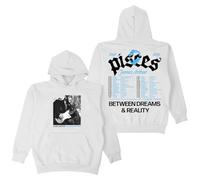 J Arthur The Pisces World Tour 2025 Felpa con cappuccio a maniche lunghe Streetwear Donna Uomo Felpe con cappuccio, bianco, XS