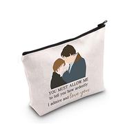 J Austen Gift Mr Darcy Borsa per il trucco Elizabeth Bennet Borsa cosmetica classica regalo letterario Bookworm regalo club regalo, Signor Darcy