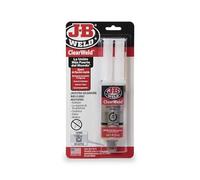 J-B Weld 50112SPA - Siringa epossidica - Fissaggio rapido - Extra forte | Epoxy 2 componenti per riparazioni su metallo, piastrelle, ceramica e plastica - 25 ml (la confezione potrebbe essere diversa)