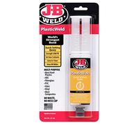 J-B Weld 50132 PlasticWeld Quick-Setting Epoxy Syringe - Dries off-White - 25 ml by